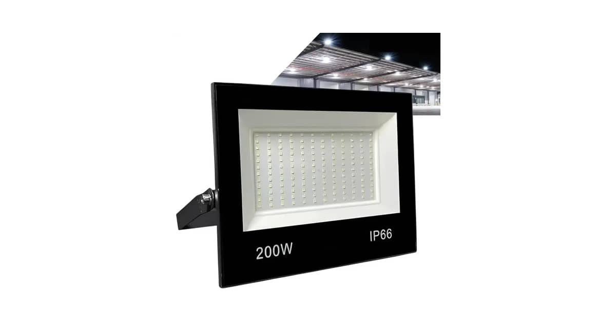 Melhor Refletor Led para Area Externa: Guia de Potência e Durabilidade