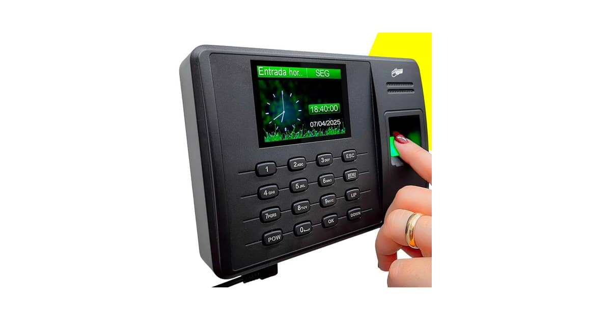 Melhor Relógio de Ponto Biométrico: Controle Fácil