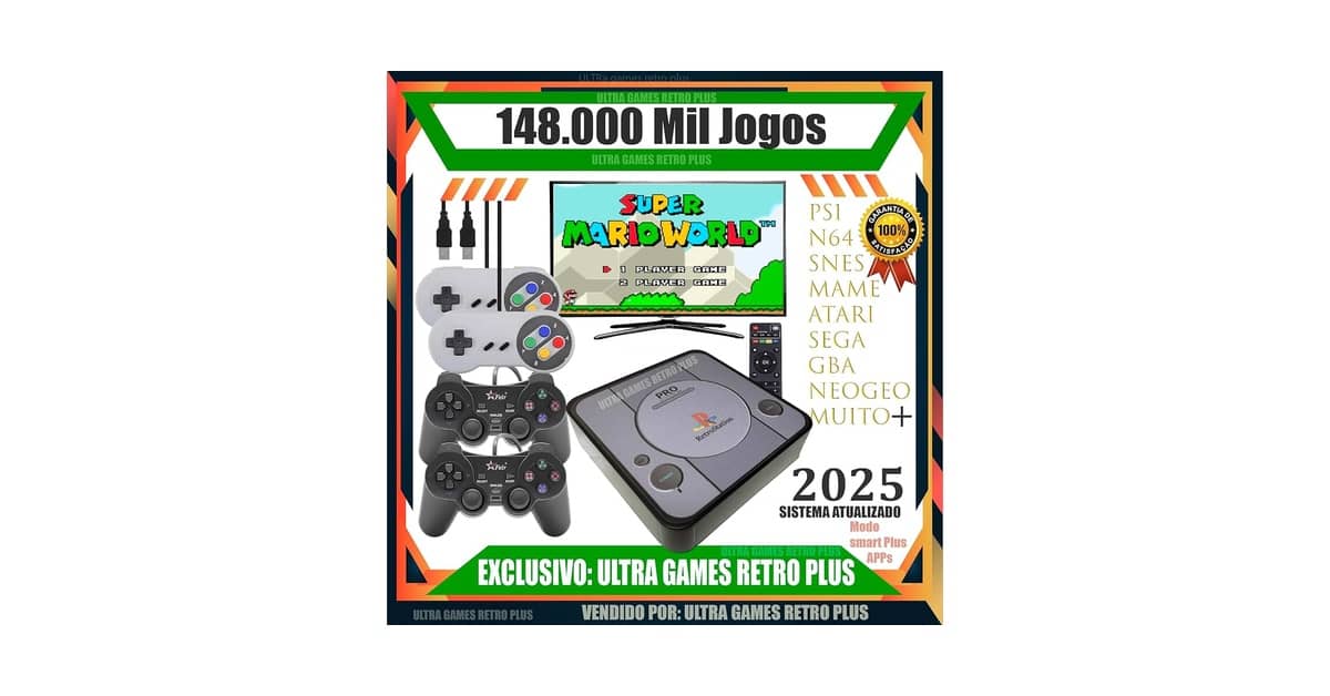 Melhor Retro Game Box: Diversão Garantida com Milhares de Jogos!