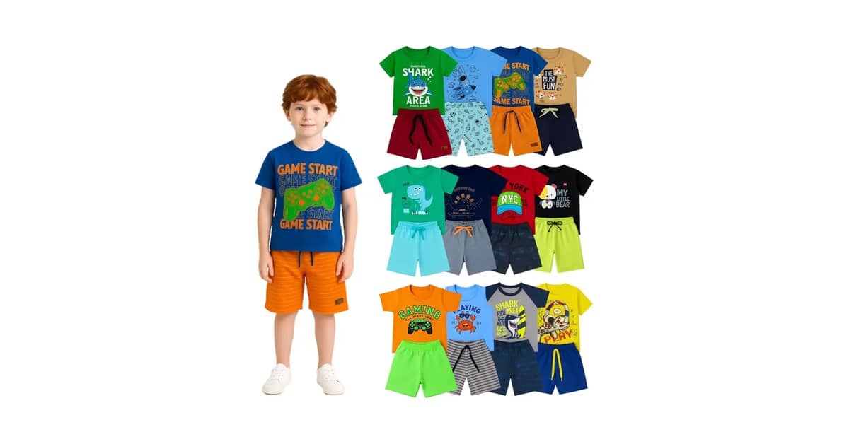 Melhor Roupa Infantil: Conjuntos Leves e Coloridos
