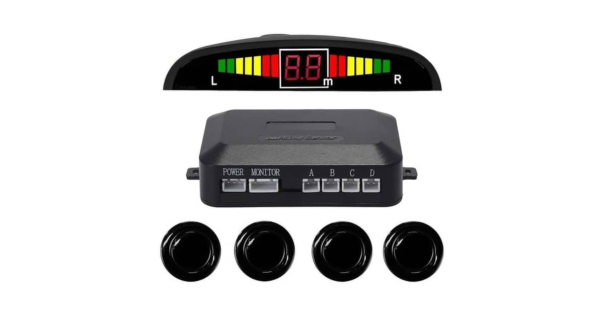 Melhor Sensor de Estacionamento do Mercado: 8 Sensores com Alerta Sonoro