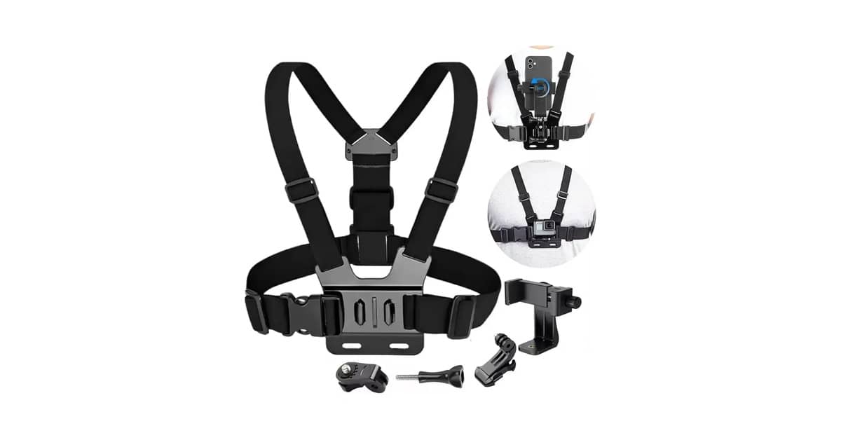 Melhor Suporte de Peito para GoPro e Câmeras de Ação: 10 Modelos de Estabilidade
