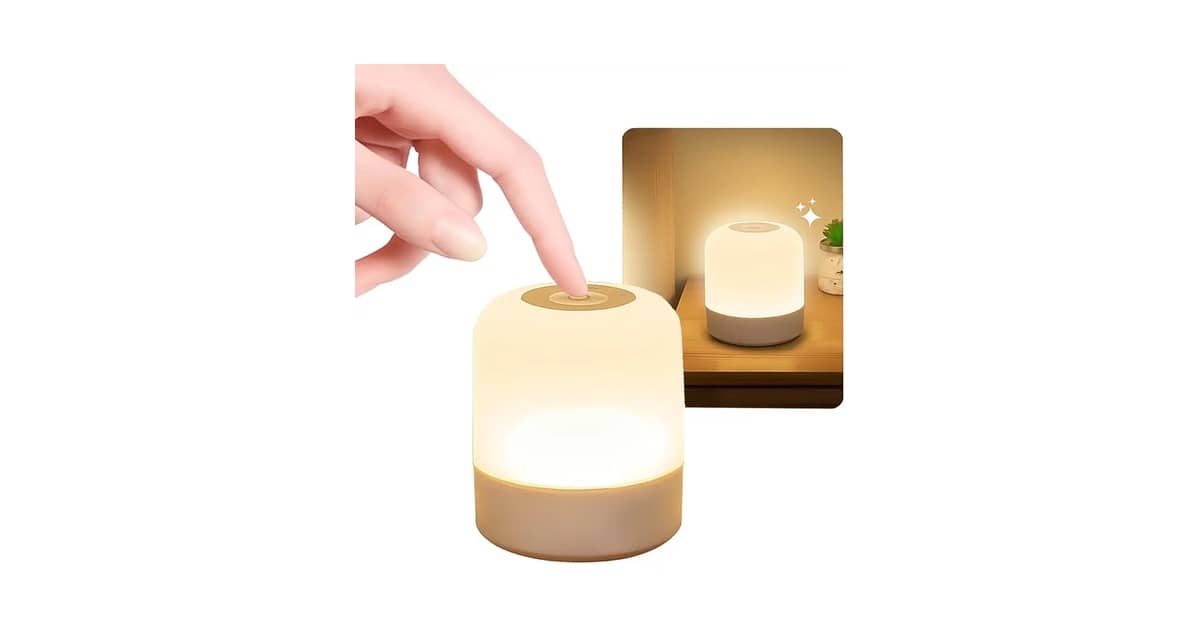 Melhor Tipo de Abajur para Quarto: 7 Modelos Sem Fio e Touch