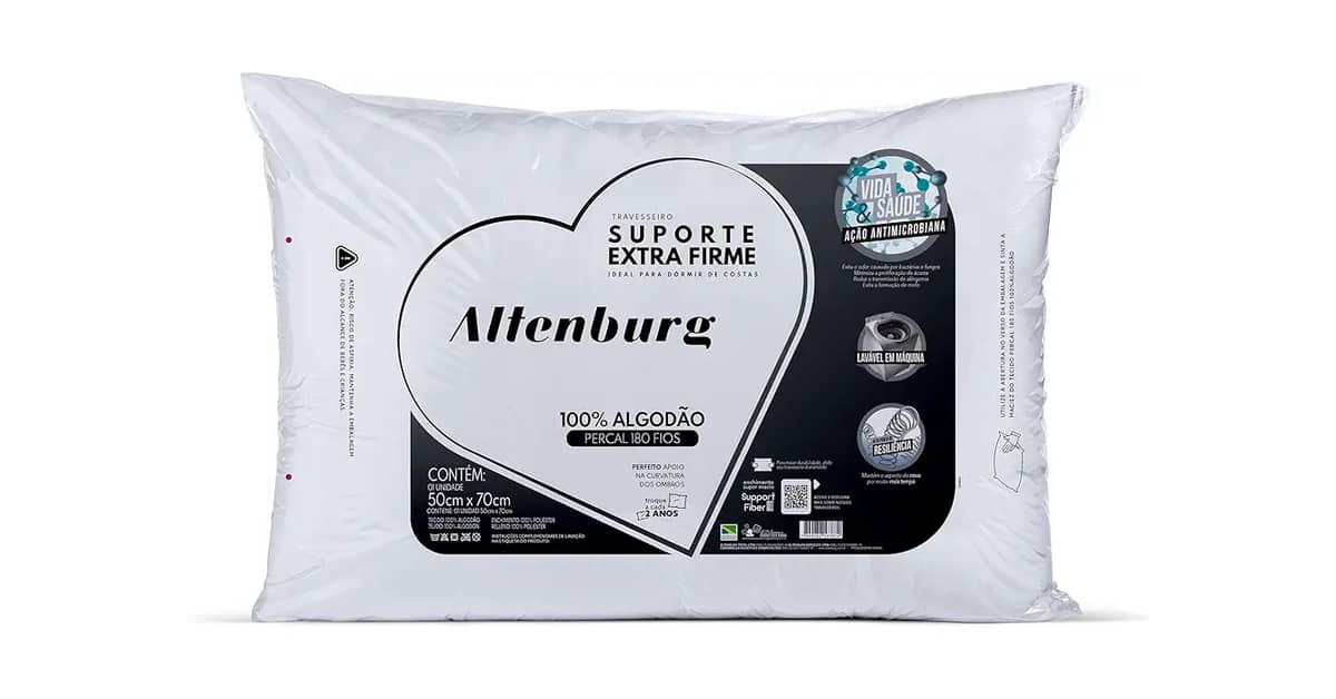 Melhor Travesseiro Altenburg: Conforto e Suporte Ideal