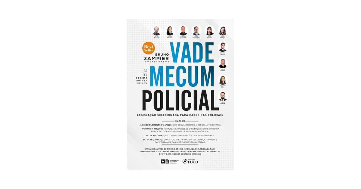 Melhor Vade Mecum para Carreiras Policiais: Guia Essencial de Estudo