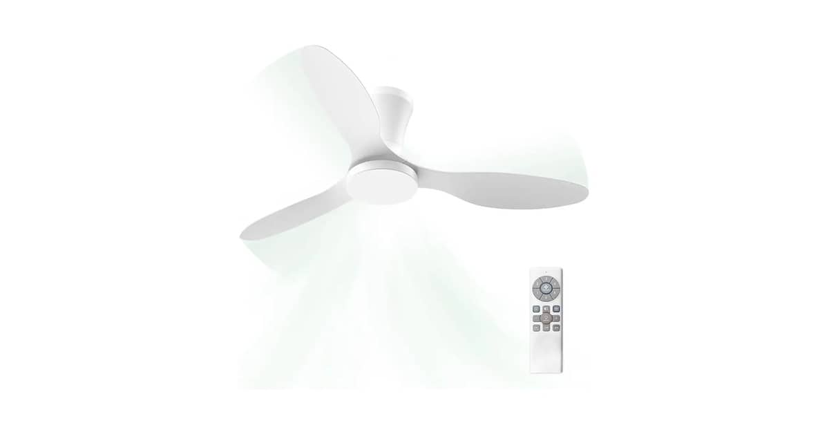 Melhor Ventilador de Teto com Controle Remoto Silencioso: 7 Modelos Silenciosos!