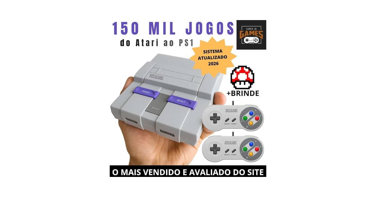 Melhor Videogame Retro: Jogos Clássicos e Diversão Garantida