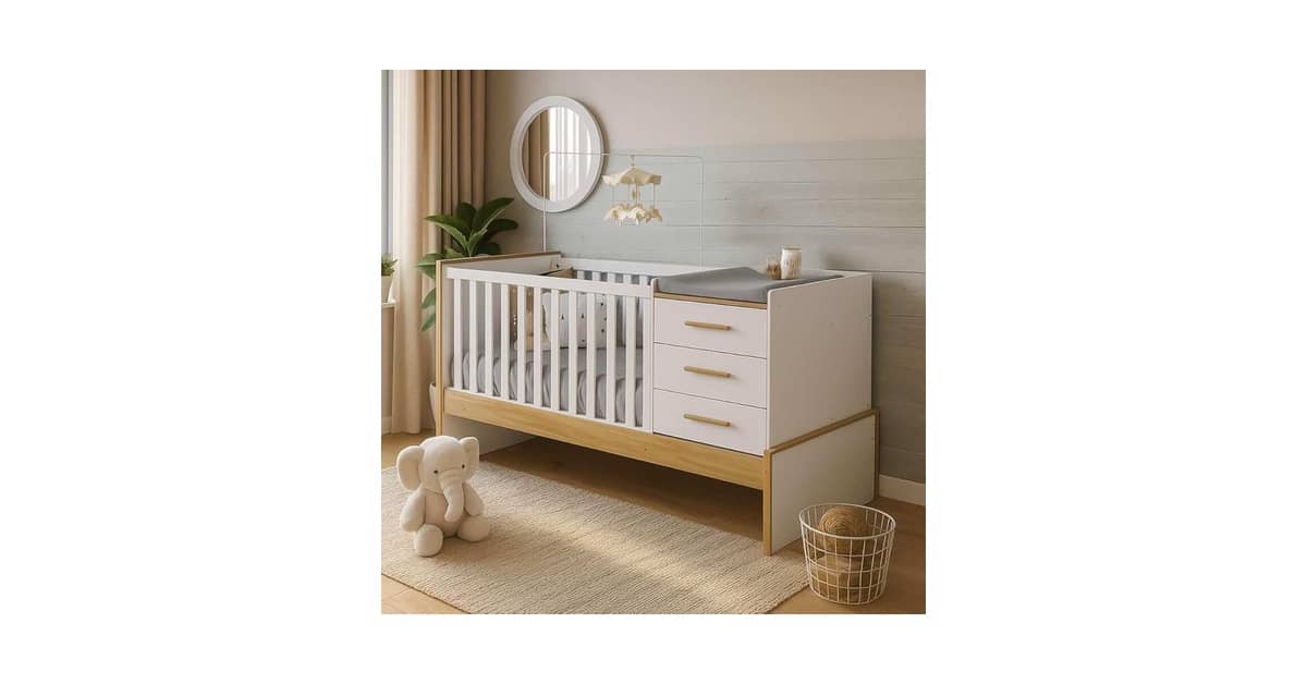 Melhores berços multifuncionais: Cama, cômoda e mais!