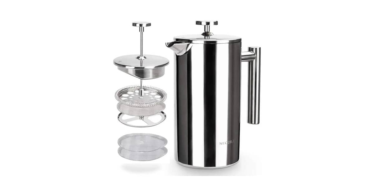 Melhores cafeteiras de prensa francesa de inox: Top 10
