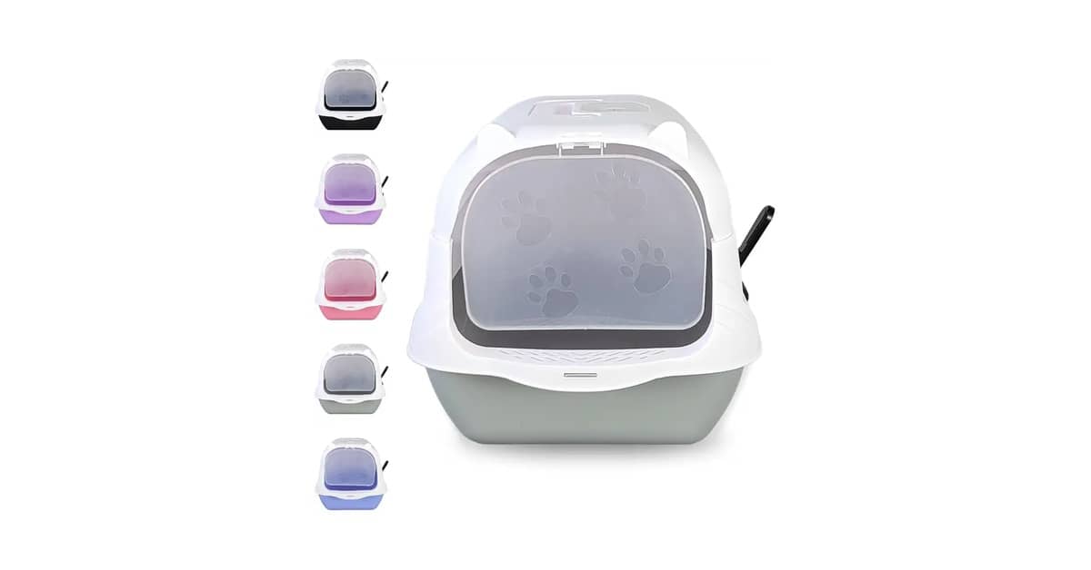 Melhores Caixas de Areia Fechadas Para Gatos Anti Odor