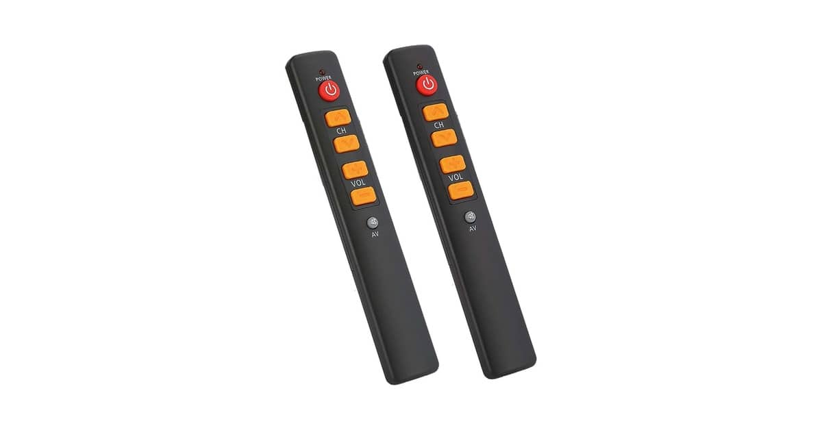 Melhores controles remotos universais com botões grandes?