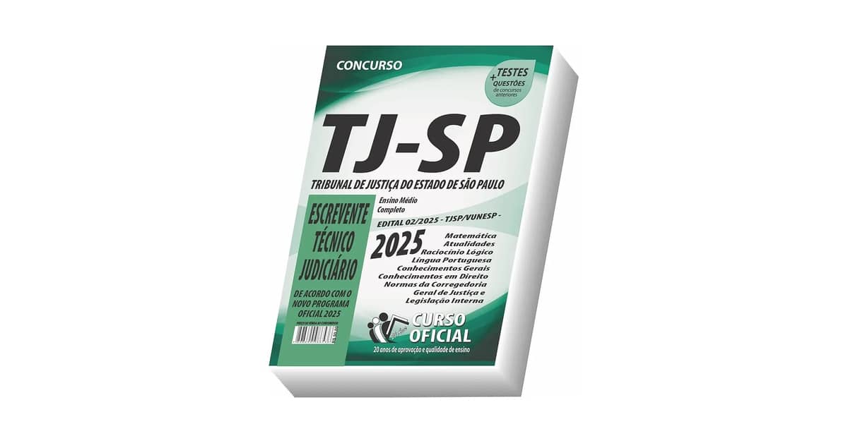 Melhores Cursos Para Escrevente TJ SP: Guia de Apostilas