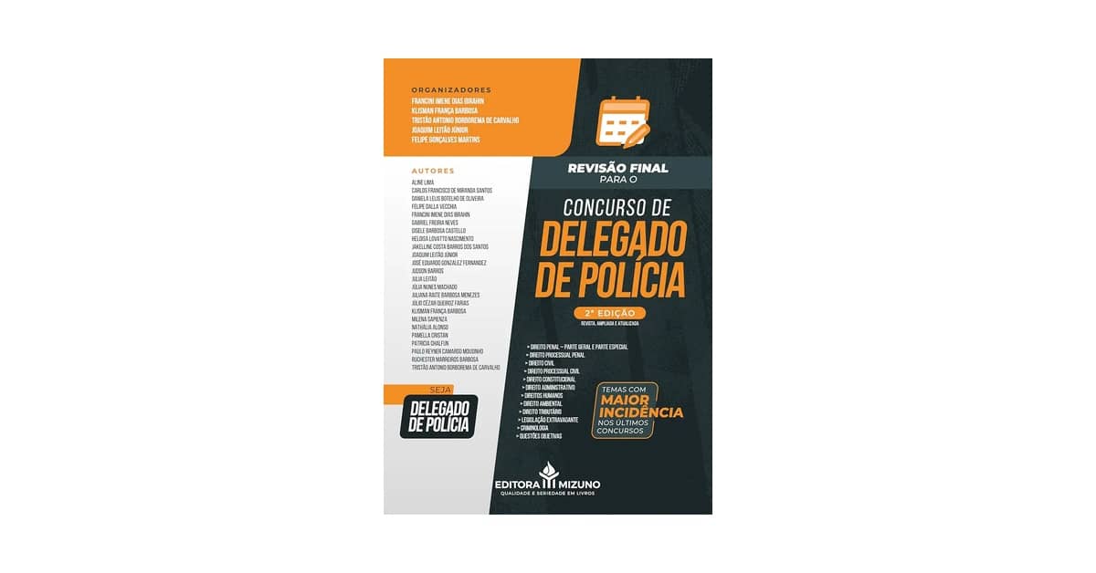 Melhores Cursos Preparatórios Para Delegado Civil: Guia Com 10 Livros