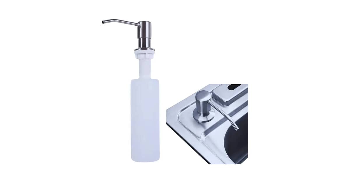 Melhores dispensers de detergente para embutir na pia: Adeus Bagunça!