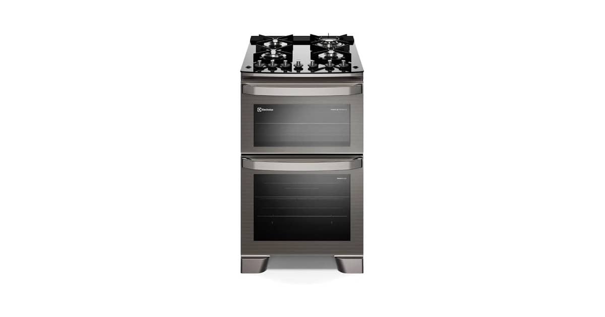 Melhores Fogões com Mesa de Vidro e Forno Duplo
