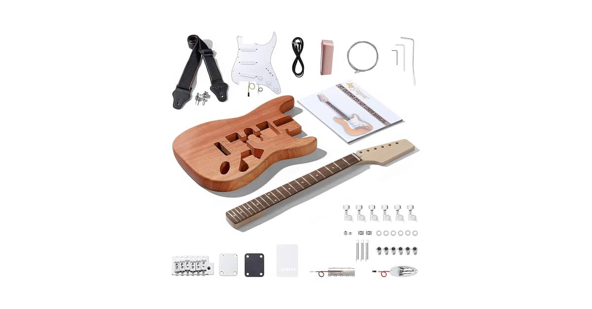 Melhores Guitarras Com Corpo de Mogno: Monte a Sua!