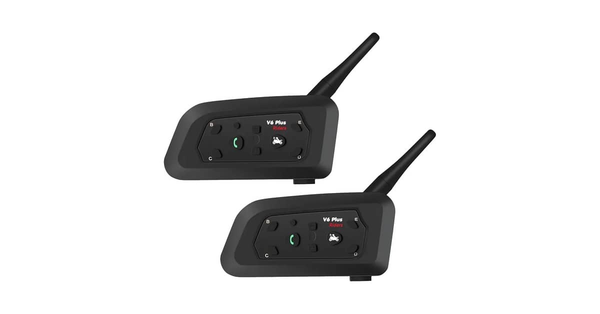 Melhores Intercomunicadores de Capacete Para Casal: 6 Kits