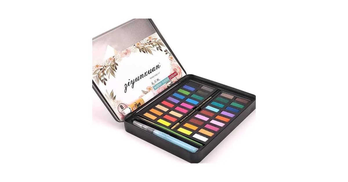 Melhores Kits de Aquarela em Pastilha Para Cada Nível