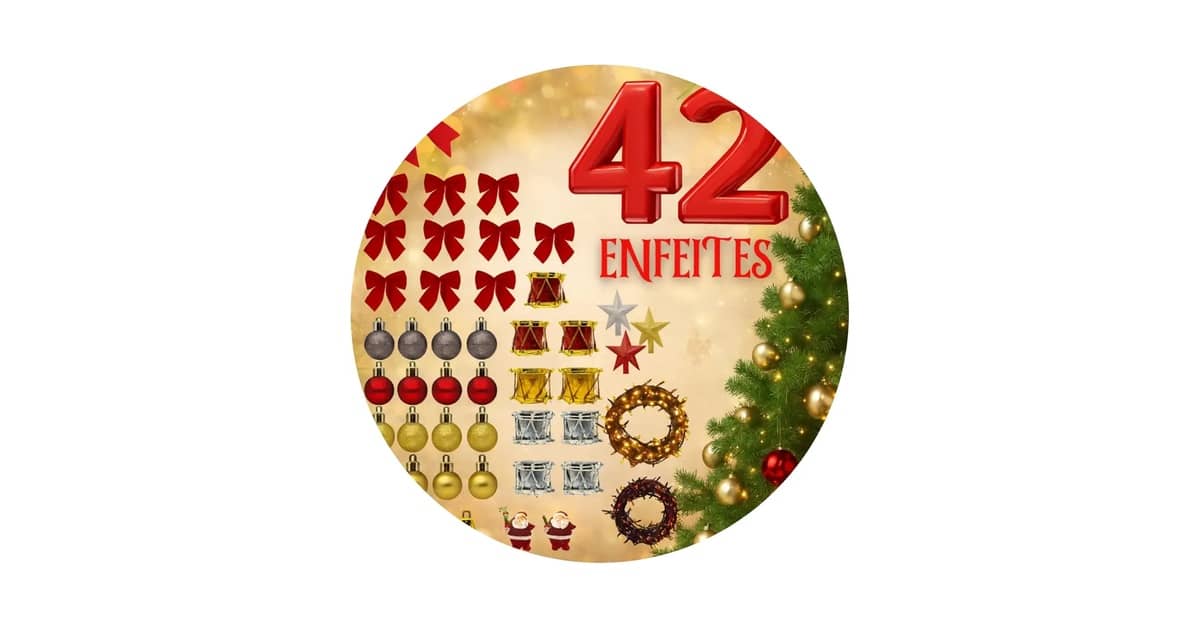 Melhores Kits de Enfeites de Natal: 8 Opções Completas