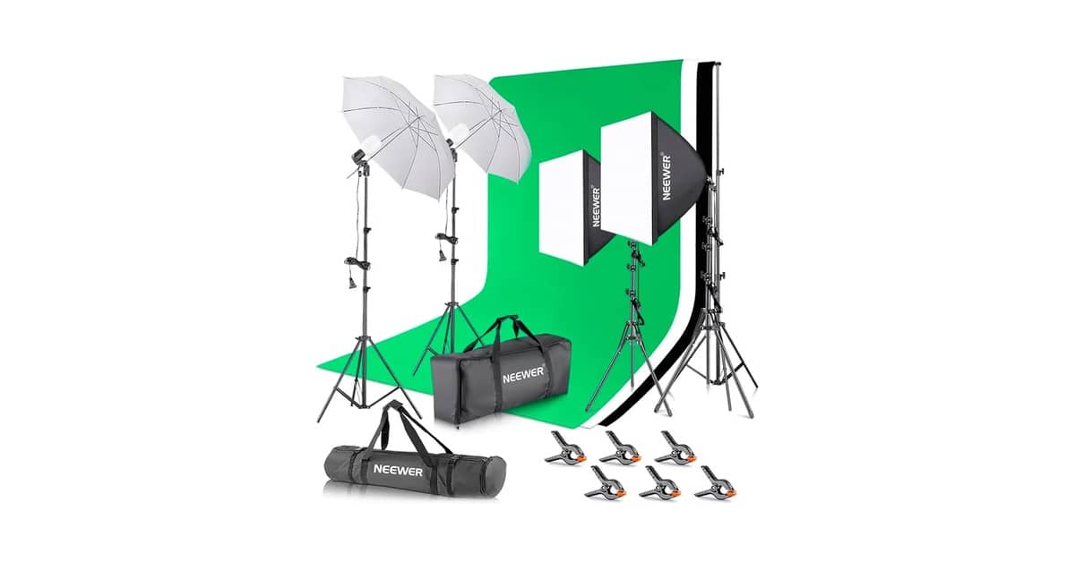 Melhores kits de iluminação de estúdio para iniciantes: Guia Para Luz Profissional