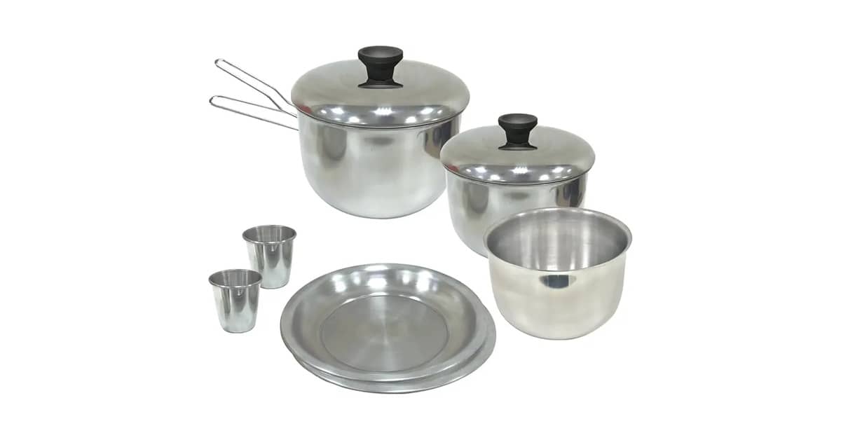 Melhores Kits de Panelas de Camping que se Encaixam: 10 Kits Leves
