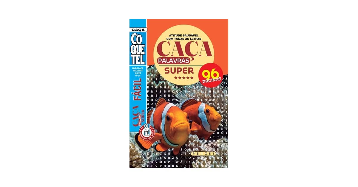 Melhores livros de caça palavras com letras gigantes para Não Forçar a Vista
