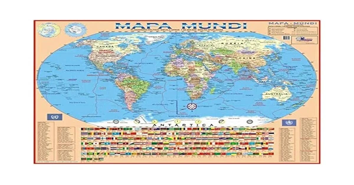 Melhores mapas mundi de parede: Qual o Ideal?
