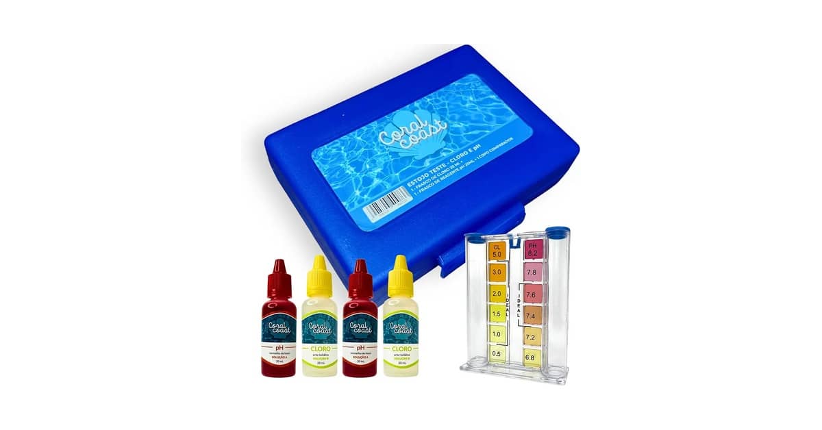 Melhores Medidores de pH e Cloro para Piscina: Kits ou Fitas?