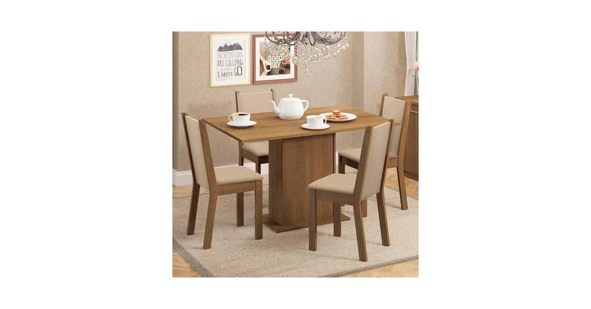 Melhores Mesas de Jantar de 4 Lugares Para Cozinha: Qual a Ideal?