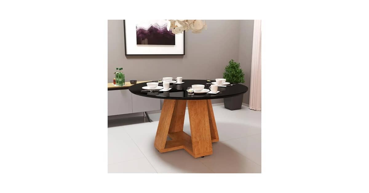 Melhores Mesas de Jantar Redondas Para 6 Pessoas: 10 Modelos