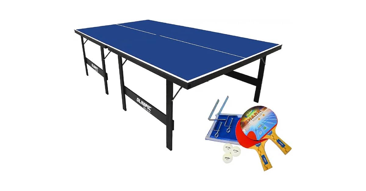 Melhores mesas de tênis de mesa: Do Hobby ao Pro.