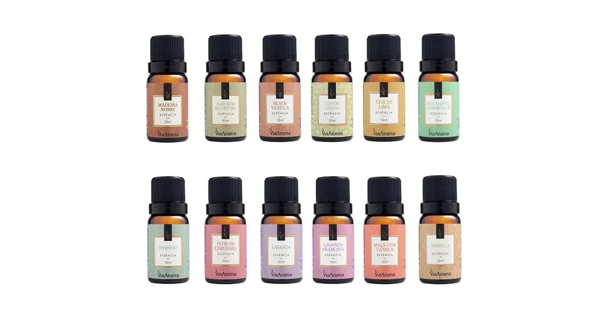 Melhores Óleos Essenciais: Guia de Aromas e Usos
