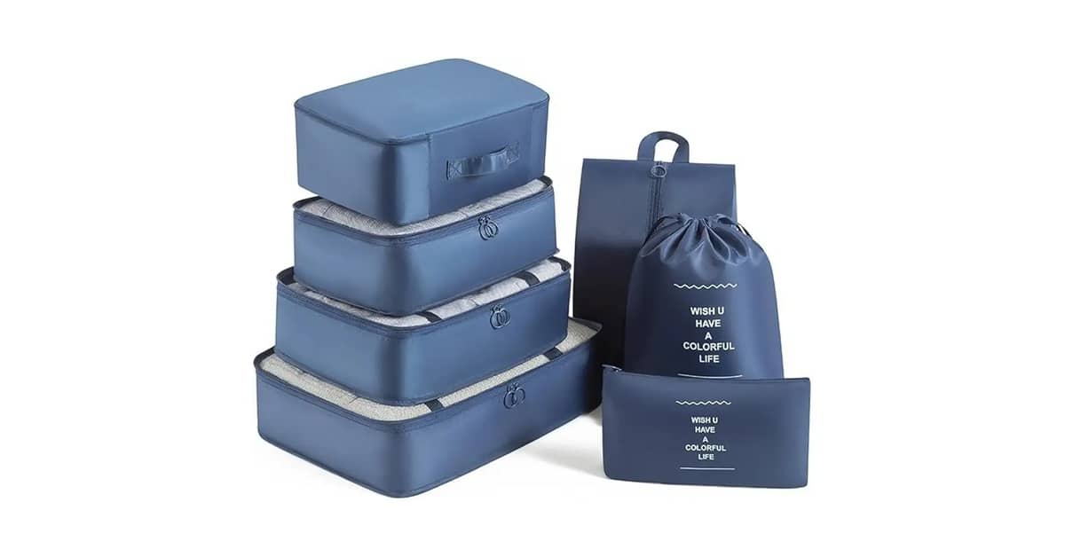 Melhores Organizadores de Mala Para Viagens Longas: Qual Kit Escolher?