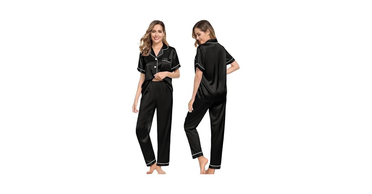 Melhores Pijamas de Seda Para Noites de Luxo