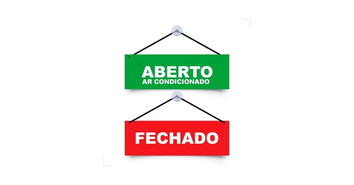 Melhores Placas de "Aberto/Fechado": Como Escolher