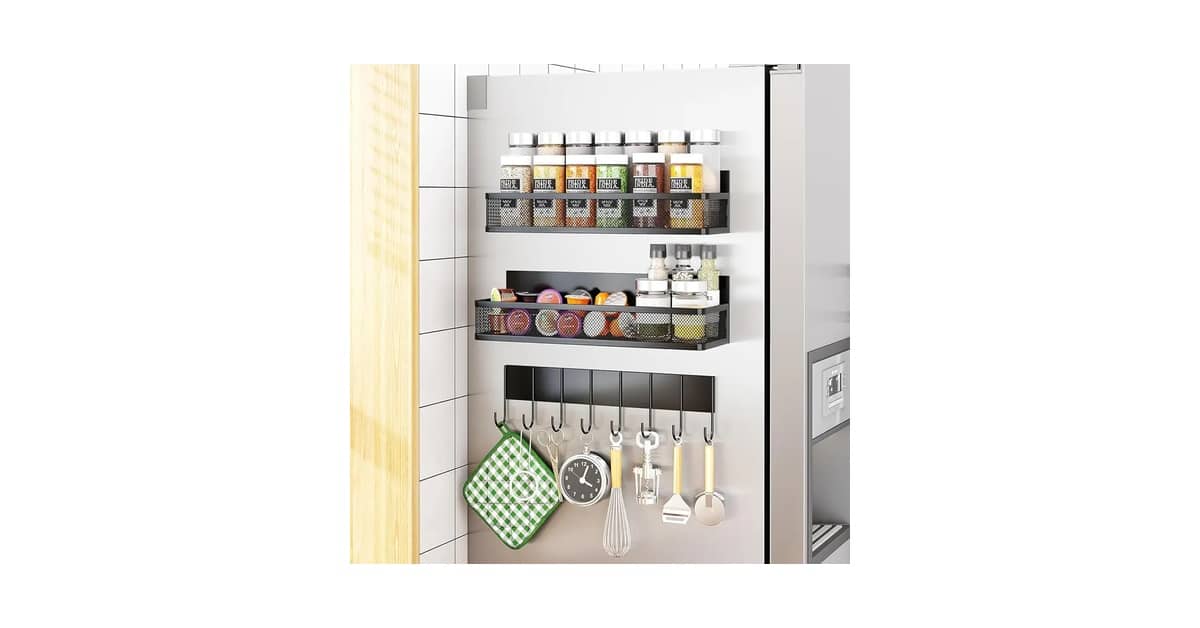 Melhores porta temperos magnéticos para geladeira?