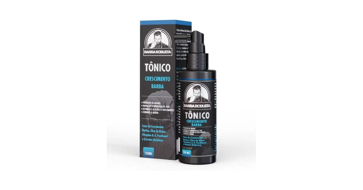 Melhores Produtos Para Crescer Barba: 9 Tônicos e Kits