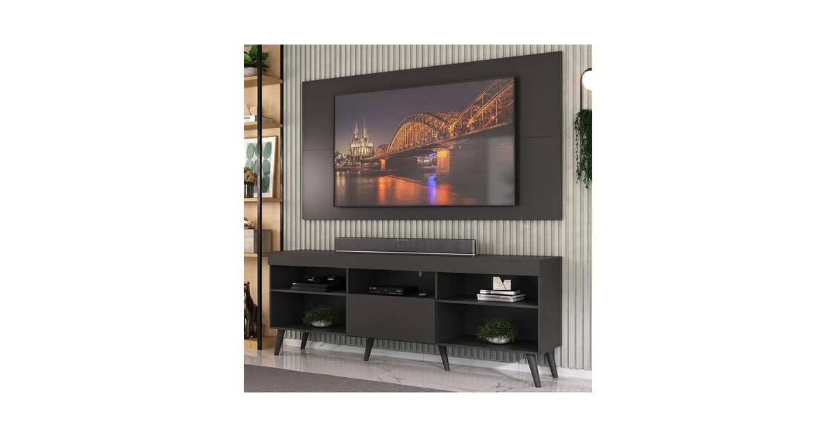 Melhores Racks Para TV Com Painel: 10 Estilos Top