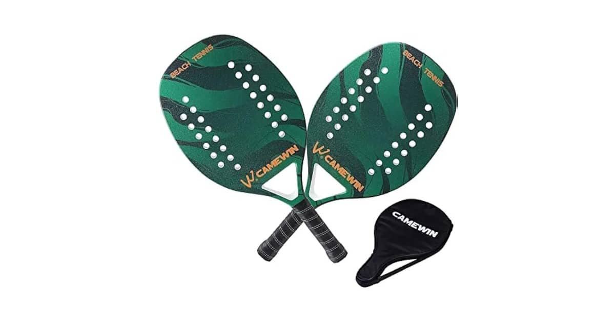 Melhores raquetes de beach tennis: Carbono ou Vidro?