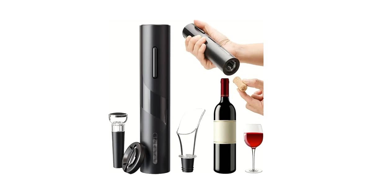 Melhores Saca Rolhas Elétricos Para Abrir Vinhos Sem Esforço: Guia Com 10 Opções