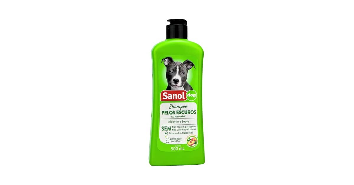 Melhores shampoos para cães com pelo escuro: Análise