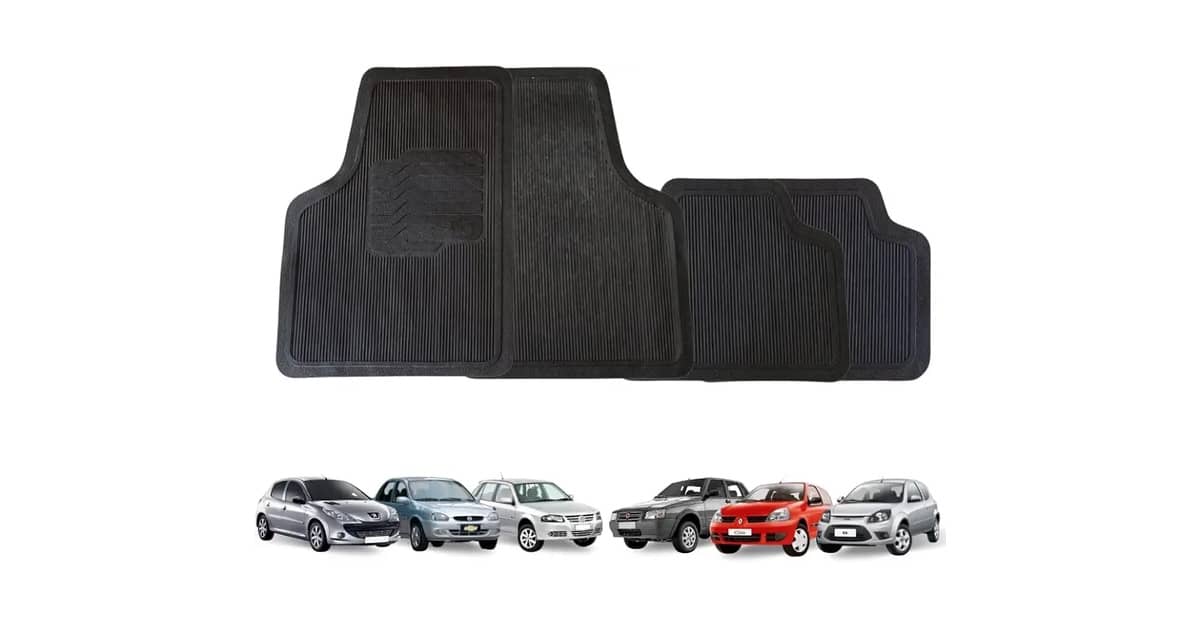 Melhores Tapetes de Borracha para Carro: 10 Modelos