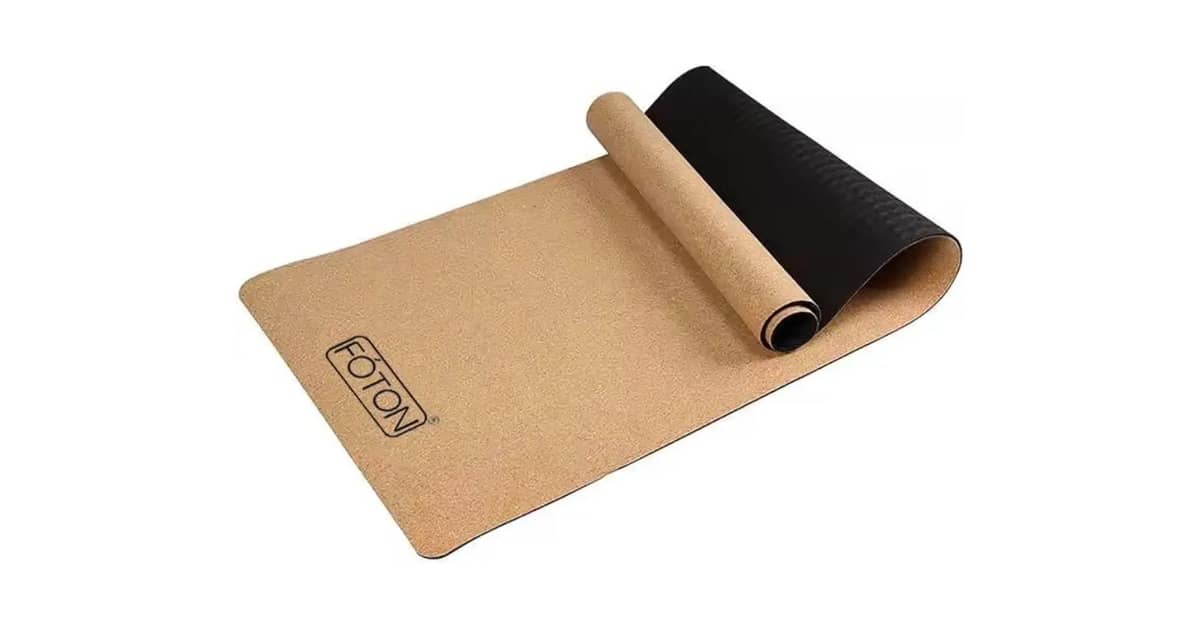 Melhores tapetes para yoga de cortiça para Aderência