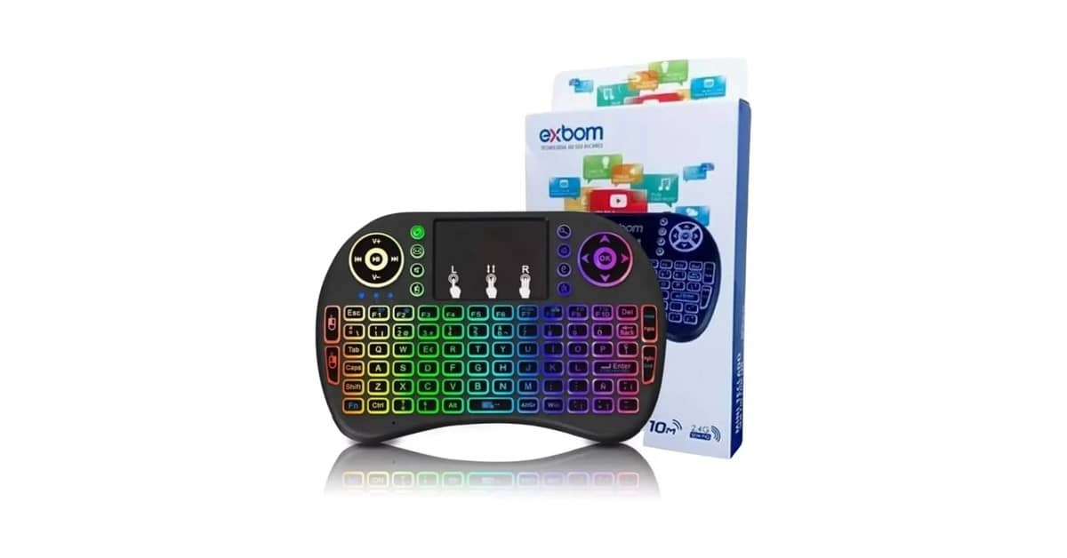 Melhores teclados para smart tv com touchpad? Guia