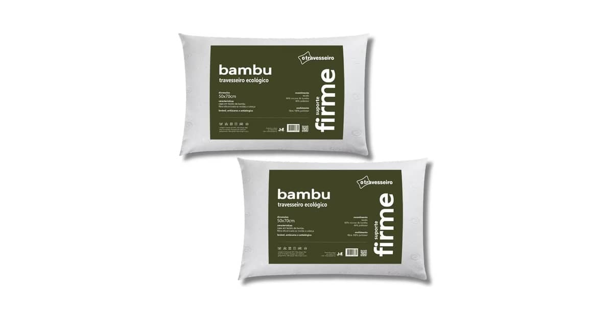 Melhores travesseiros com enchimento de bambu: Top 10