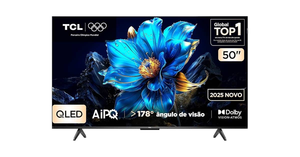 Melhores TVs 50 Polegadas: QLED, 4K ou Ambilight?
