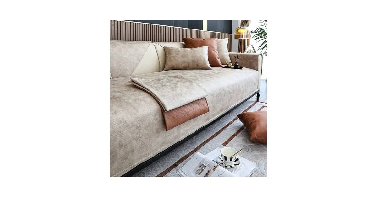 Qual a Melhor Capa para Sofá de Couro Sintético: Proteção e Estilo!