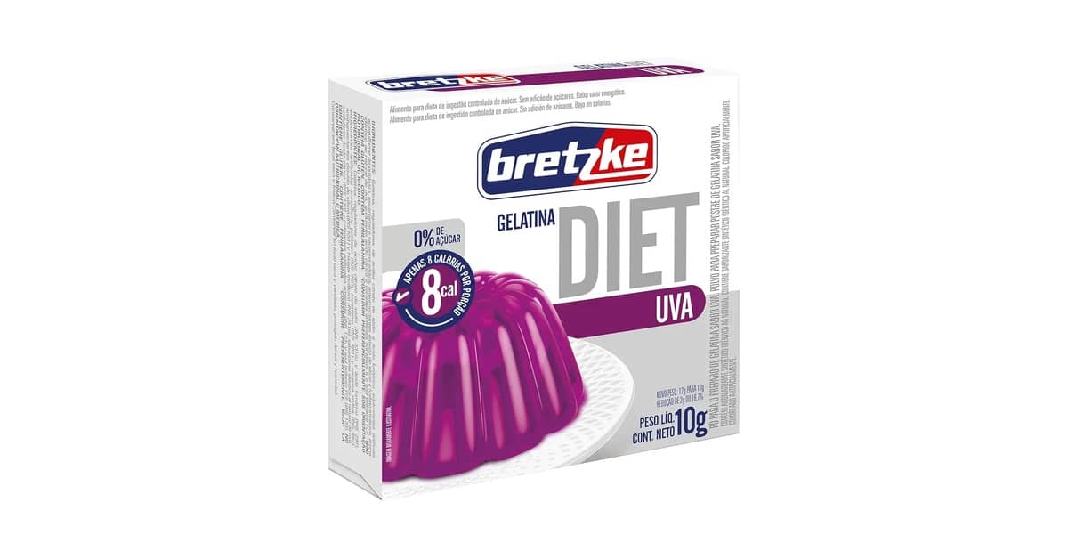 Qual a Melhor Gelatina para quem faz Dieta: Sabores Zero Açúcar