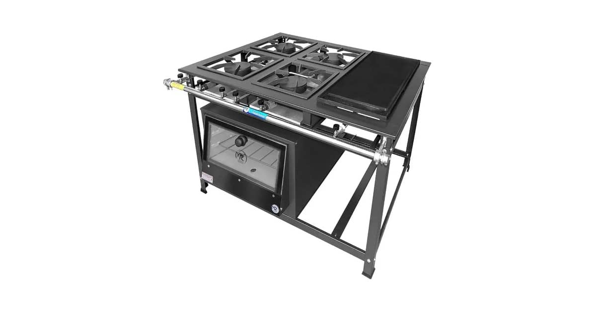 Qual o Melhor Fogão Industrial 4 Bocas com Forno e Chapa: Guia Essencial