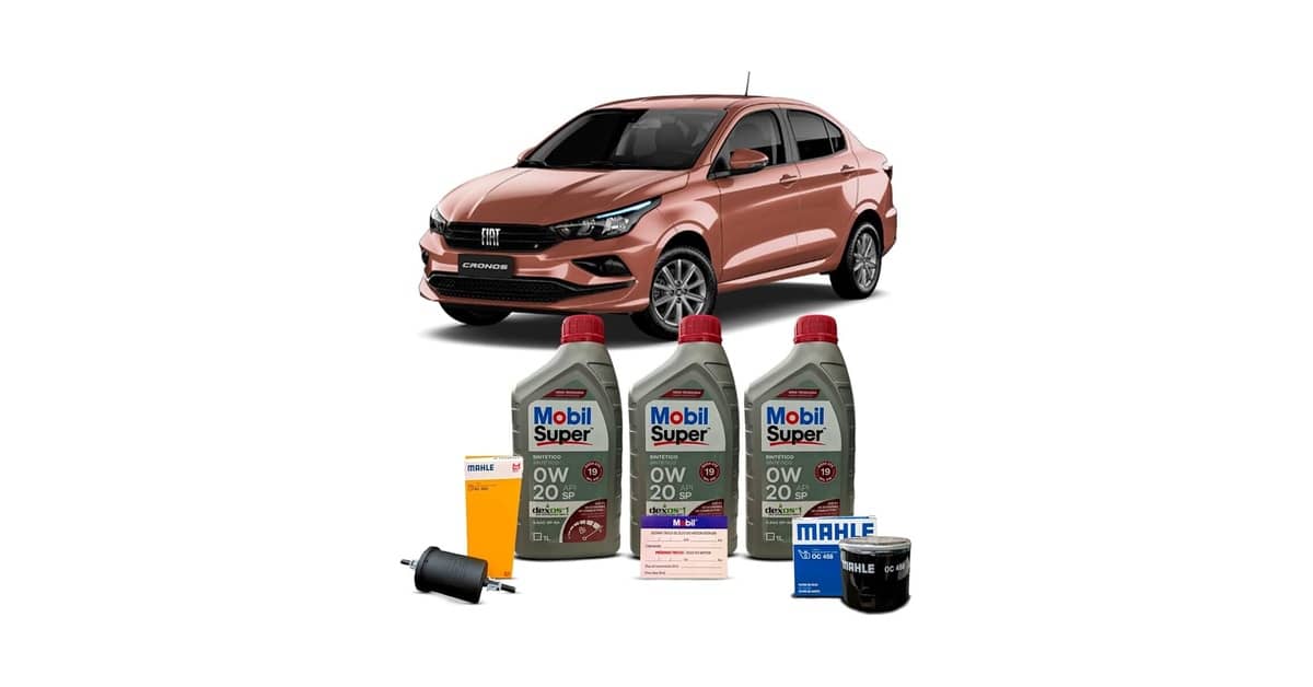 Qual Óleo Usar no Fiat Cronos: Melhor Kit 0w20